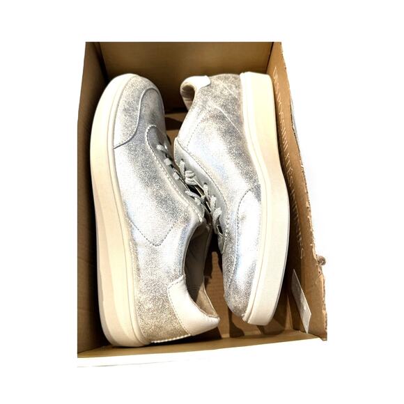 NWT LifeStride Women’s 8.5W Silver Happy Hour Sneakers Comfort Machine Washable - Picture 6 of 7